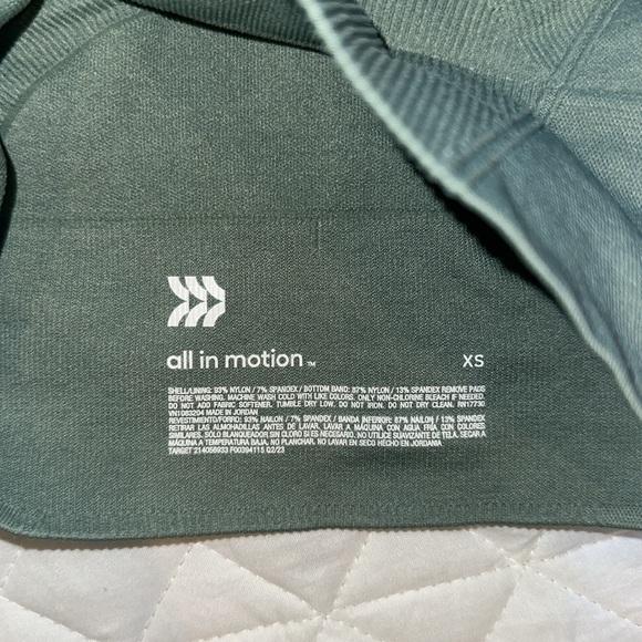 Sage green sports bra size XS- Target - Picture 4 of 5